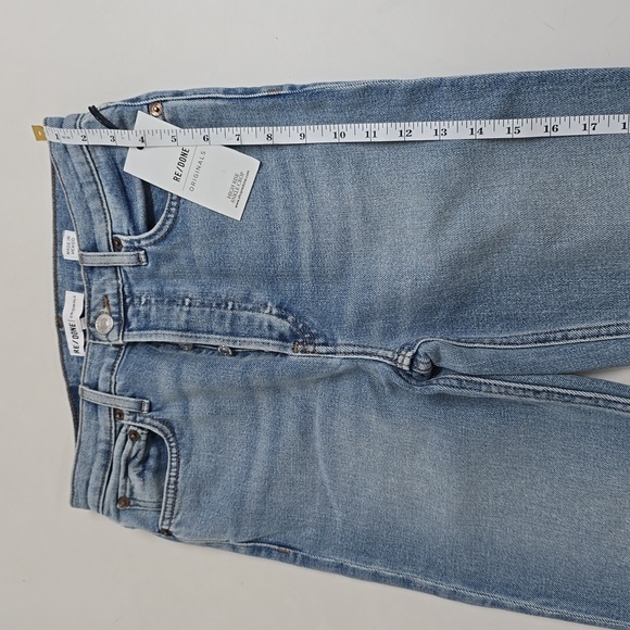 Re/Done 90s high waist ankle crop hazey indigo - Picture 4 of 15